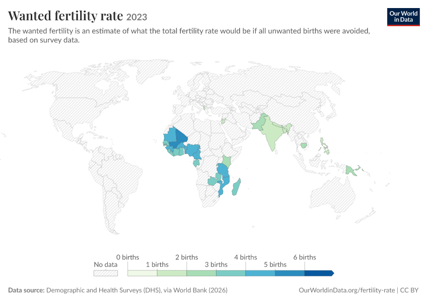 A thumbnail of the "Wanted fertility rate" chart